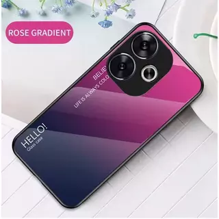 Case A5pro เคสกันกระแทก ไล่สี สำหรับ Oppo A5 Pro เคสกระจก ขอบนิ่ม TPU CASE