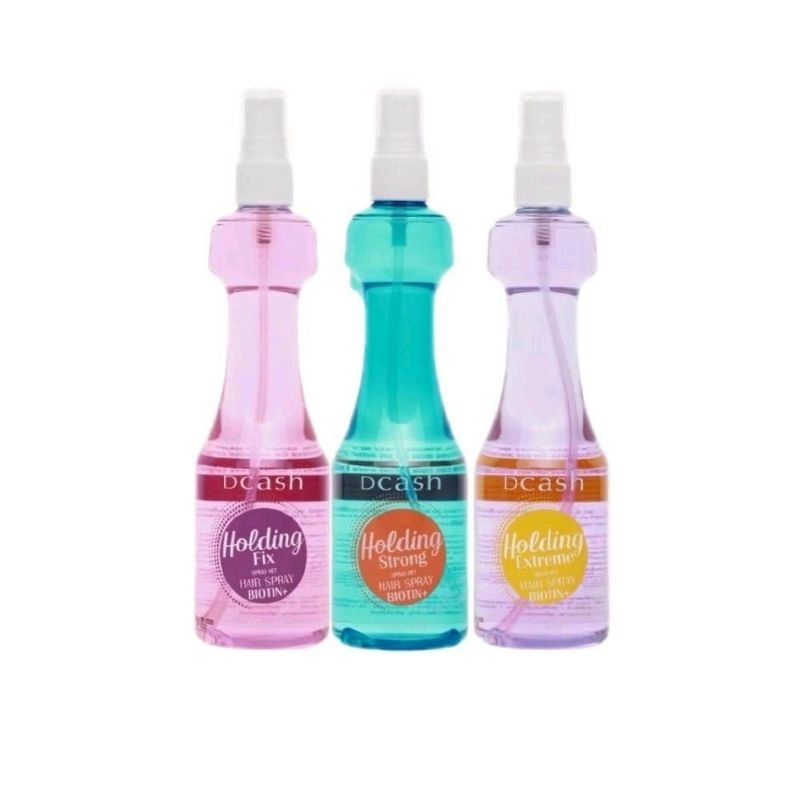 Dcash Hair Spray Biotin+ ดีแคช สเปรย์ล็อคผมแข็ง 220 มล.