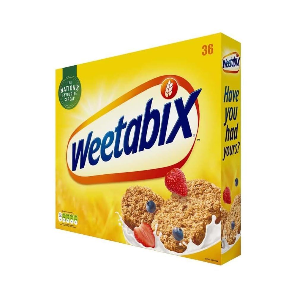 Weetabix Wholegrain Cereal 750g. (36 Biscuits) วีต้าบิ๊กซ์ ธัญพืชอบกรอบ ซีเรียล 36 ชิ้น