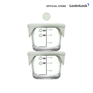 LockLock กล่องแก้วใส่อาหารสำหรับเด็ก Baby Food Container 150 ml. รุ่น LLG058S2