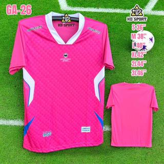 เสื้อกีฬาตัวใหม่ล่าสุด GA-26 เสื้อคอห้าเหลี่ยมทรงสวยพิมลาย ราคาถูก สินค้าพร้อมส่ง