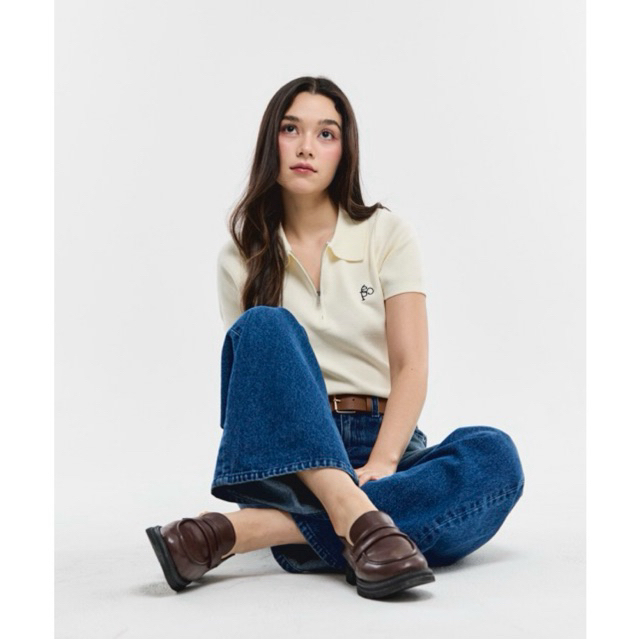 Peche Classic Knit Polo เสื้อโปโลไหมพรม