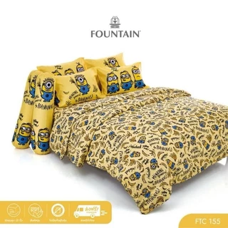 Minion เซตผ้าปูที่นอน+ผ้านวม ลิขสิทธิ์แท้100%ยี่ห้อ Fountain