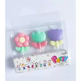 เทียน เป่าเค้กวันเกิด หมีบราว สตอเบอรี่(ส่งไทย)