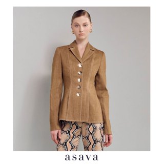 [asava ss25] Andie Cinched Jacket แจ็กเกตผู้หญิง ทรงเข้ารูป …