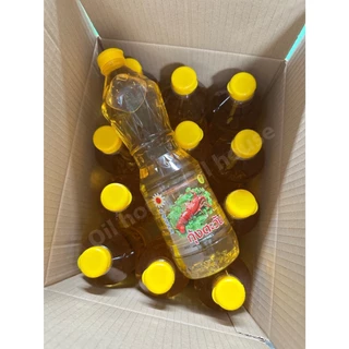 ยกลัง [900ml x12ขวด] น้ำมันปาล์ม ตรากุ้งตะวัน 900ml (พร้อมส่ง)