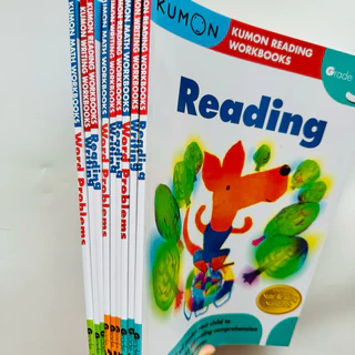 Kumon Reading/ Writing/Word Problems Workbooks G1-G3 Ages 6-9
