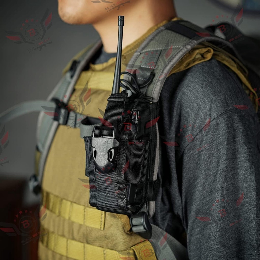 Universal Radio Holster แบบผ้าทรงเปลือย (ซองวิทยุสื่อสารแบบผ้า Universal) (ซองวิทยุสื่อสารแบบผ้า ปรับใส่ได้ทุกรุ่น)