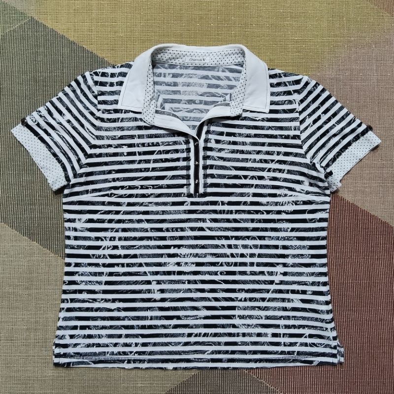 เสื้อโปโล Chamois V size 40 รอบอก 37" มือสอง สภาพดี