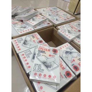 EPU NINJA 4A หนา 0.18มม. 12x18ซม. 50แผ่น ทัชลื่น เหนียว ติดง่าย ฟิล์มไฮโดรเจล ฟิล์มนิ่ม ใส&ด้าน คละได้