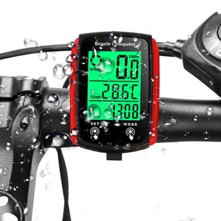 หน้าจอสัมผัสหน้าจอจักรยาน Odometer กันน้ำจักรยานกันน้ำ LED Bicycle Combean Bike Speedometer LED