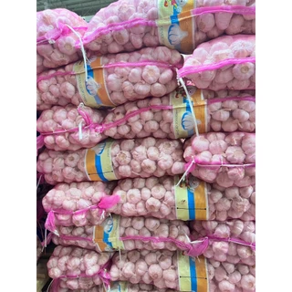 กระเทียมจีนหัวใหญ่ หัว4.5cm กระเทียมปิงปองยกกระสอบ น้ำหนัก9.5-10กิโลกรัม