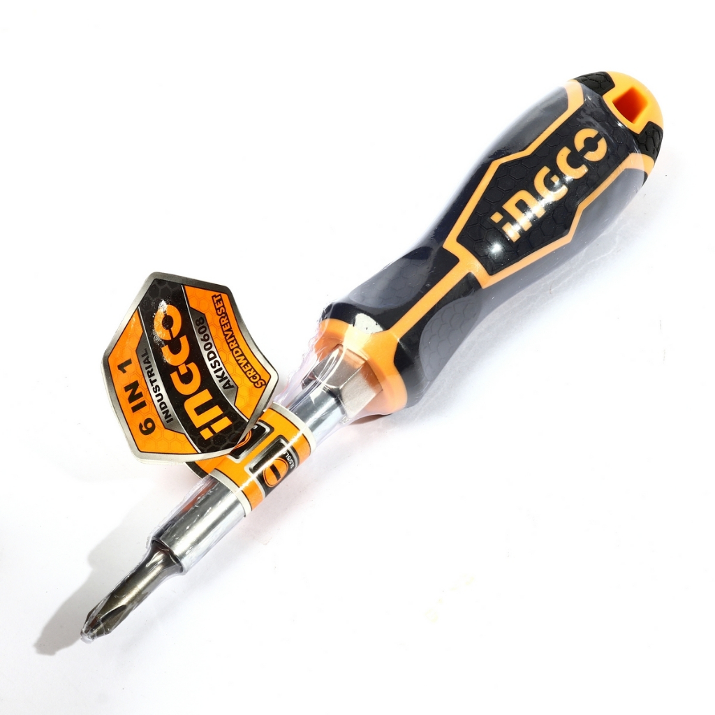 INGCO ชุดไขควงสลับหัว : AKISD0608