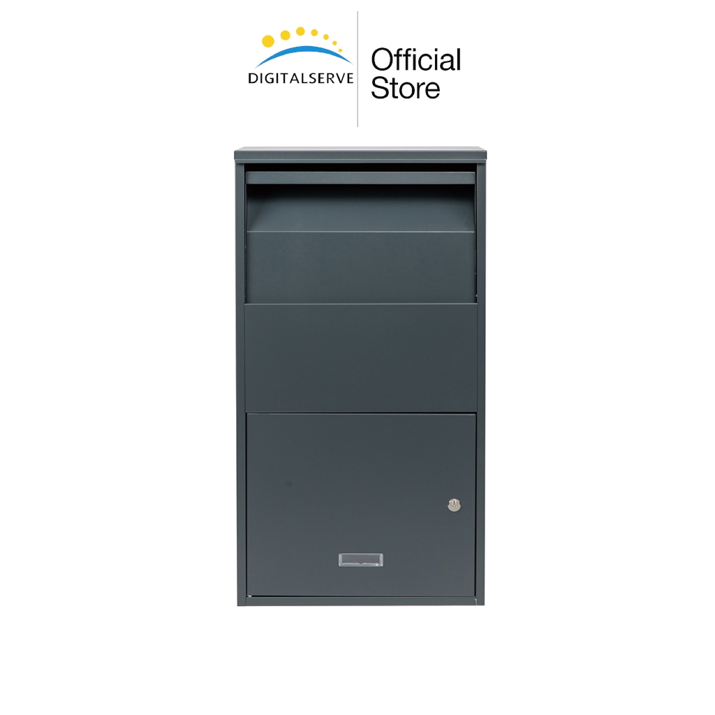 [พร้อมส่ง] Parcel Care ตู้รับพัสดุ Mailbox ตู้จดหมาย กันขโมย Parcel Dropbox สีเทา