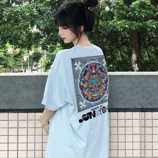 Meimeishopเสื้อยืด เนื้อผ้านุ่ม เสื้อยืดไม่มีลายสุดฮิตฯ CE001