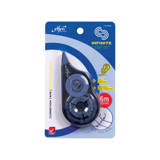 เทปลบคำผิด Elfen รุ่น Infinite ขนาด 5mm.x6M คละลาย (จำนวน 1 อัน)