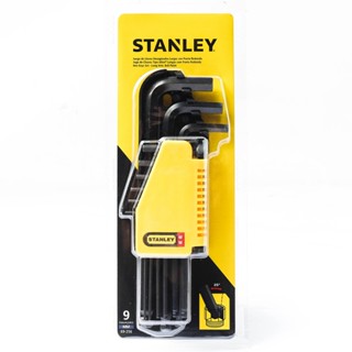 STANLEY ชุดประแจ6เหลี่ยม+บอล9ชิ้น1.5-10มม : 69-256