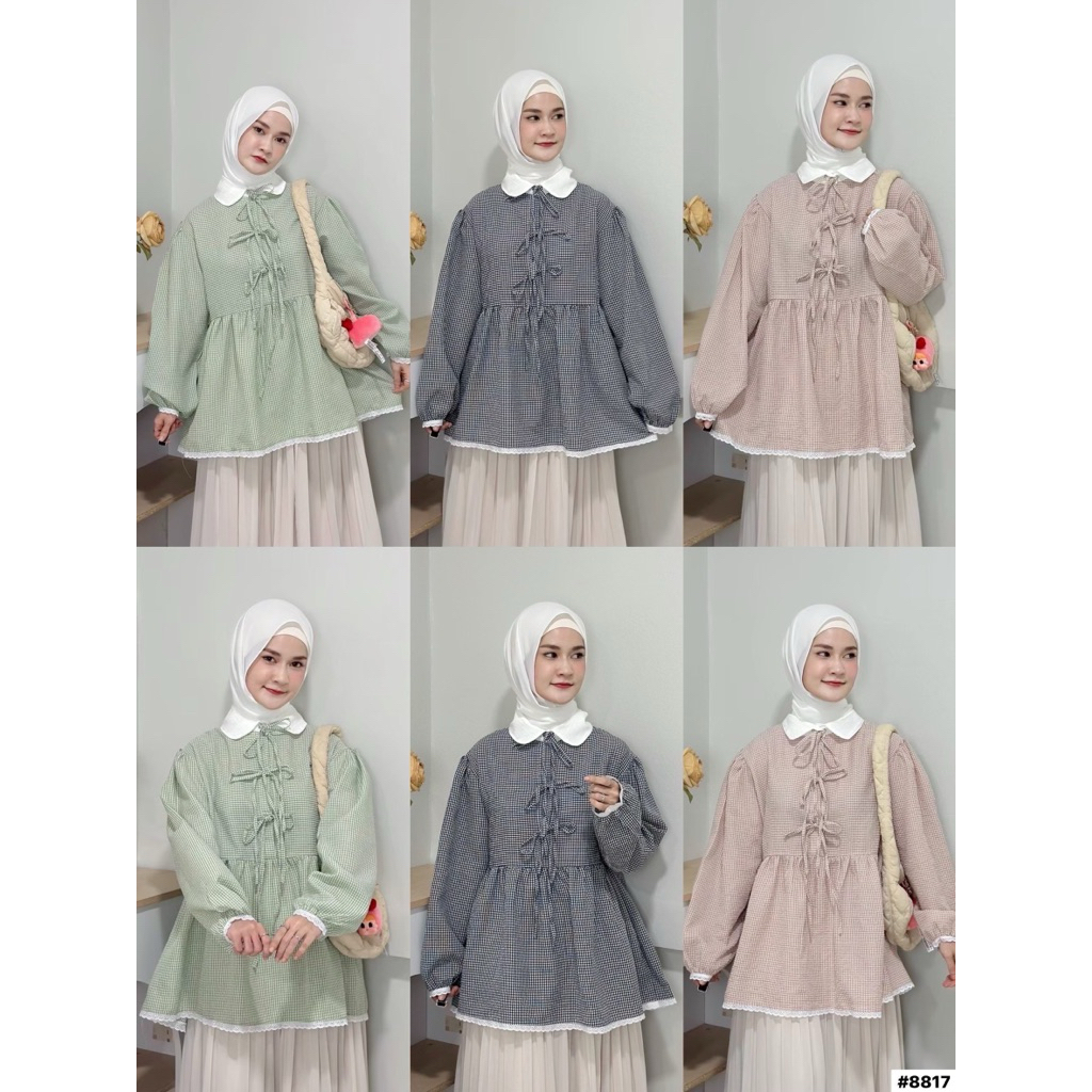 On fleek เสื้อแฟชั่นลายสก็อตน่ารักๆ ✨