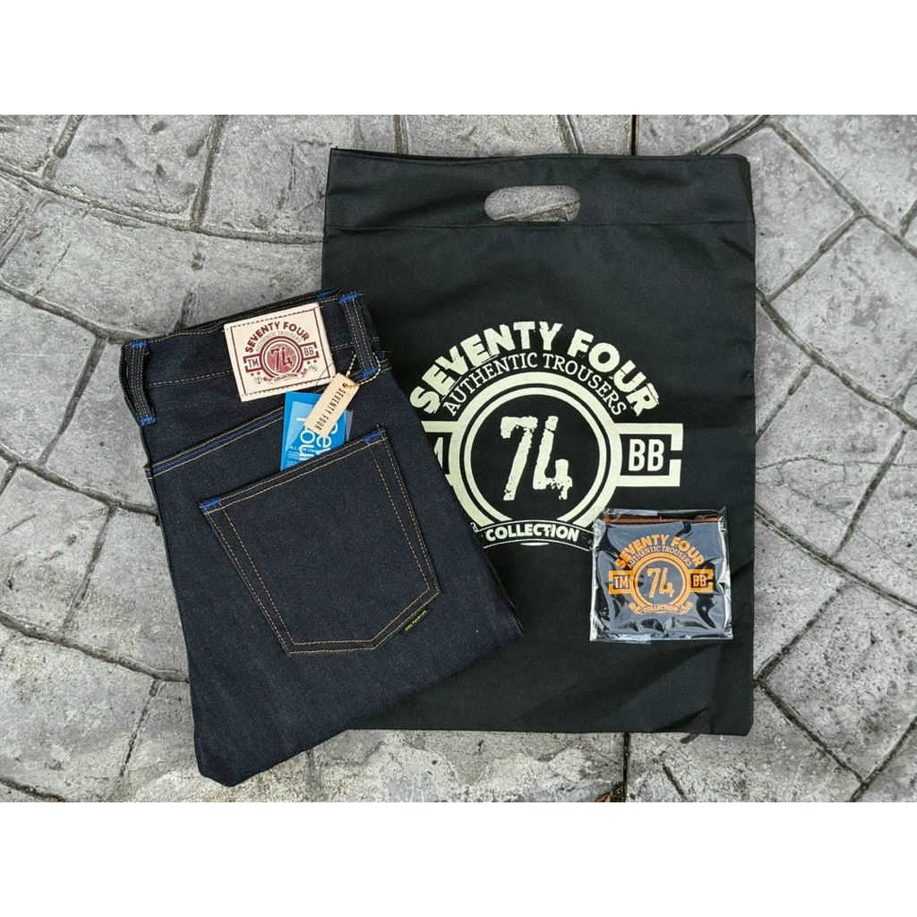 74 DENIM 20oz รุ่น IRON 20Oz LIMITEDมีทรงกะบอกเล็กslim fitและกะบอกตรงstraight