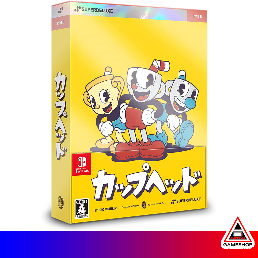 (พร้อมส่ง)Nintendo Switch : Cuphead [DELUXE Edition](JP)(Z2)(มือ1)