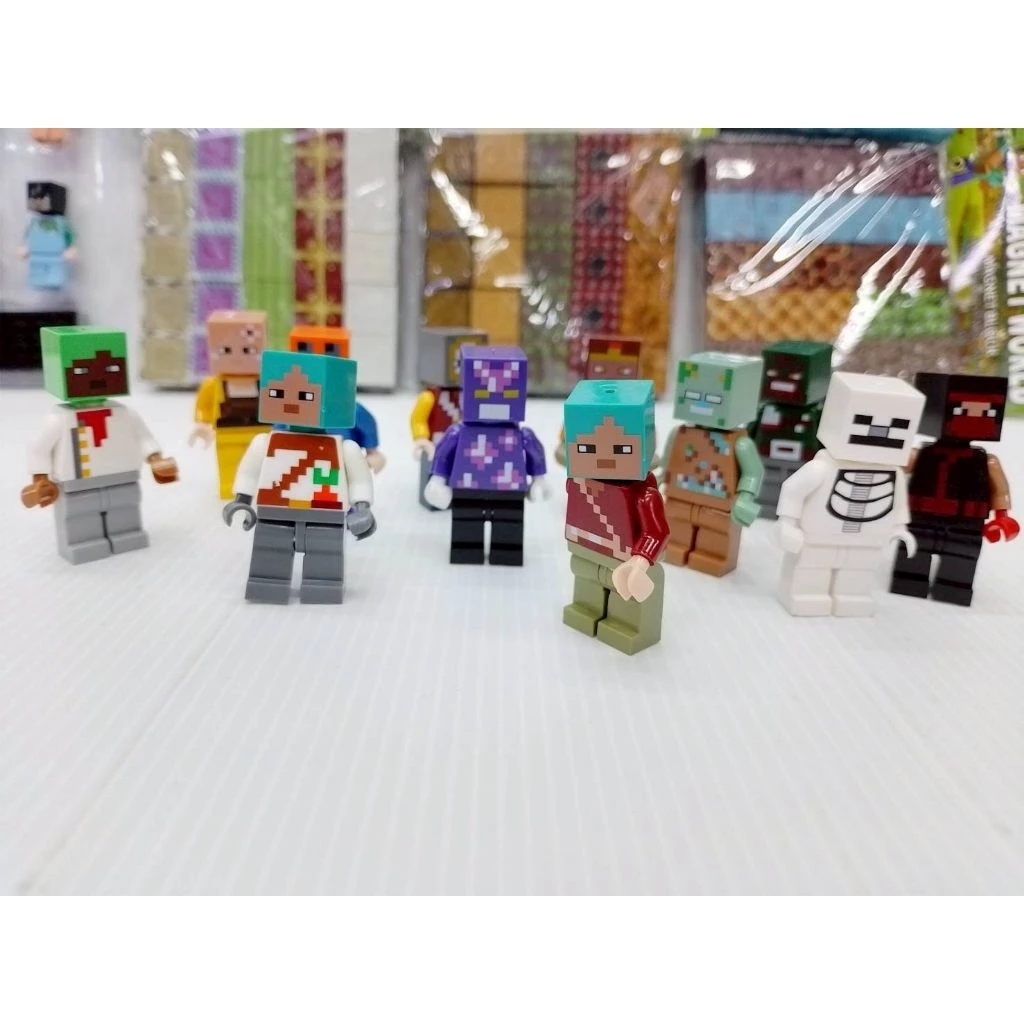 ชุดเลโก้ รวม มายคราฟ 24 ตัว 
Lego ขนาด มาตรฐาน ไม่ซ้ำตัว พร้อม อาวุธ thumbnail 8
