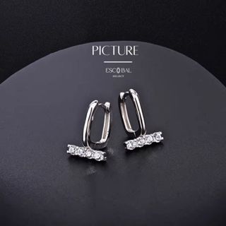 ESCOBAL ต่างหูเงินแท้ Picture ตุ้มหูเพชร ต่างหูแฟชั่น ต่างหู…