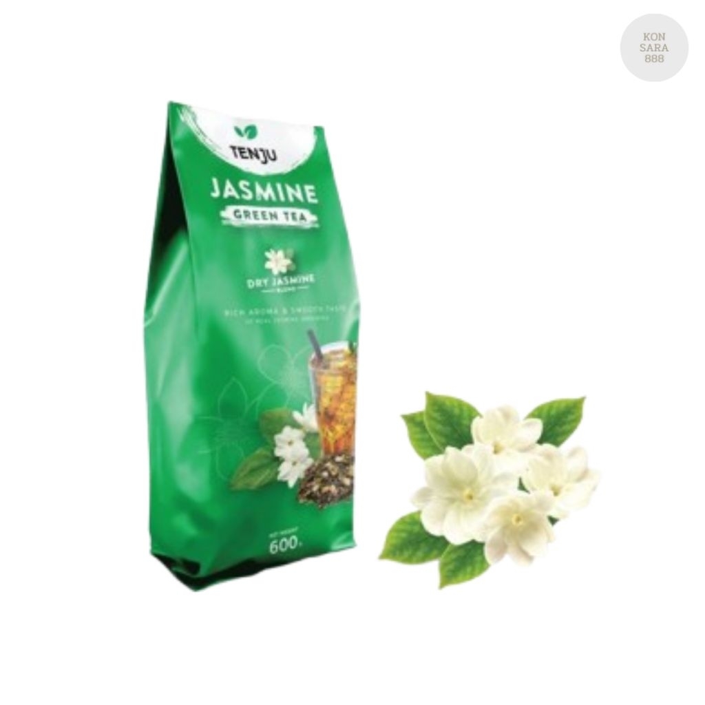 Tenju ชาเขียวมะลิ 600 กรัม Jasmine Green Tea (ตราเทนจู) 870045
