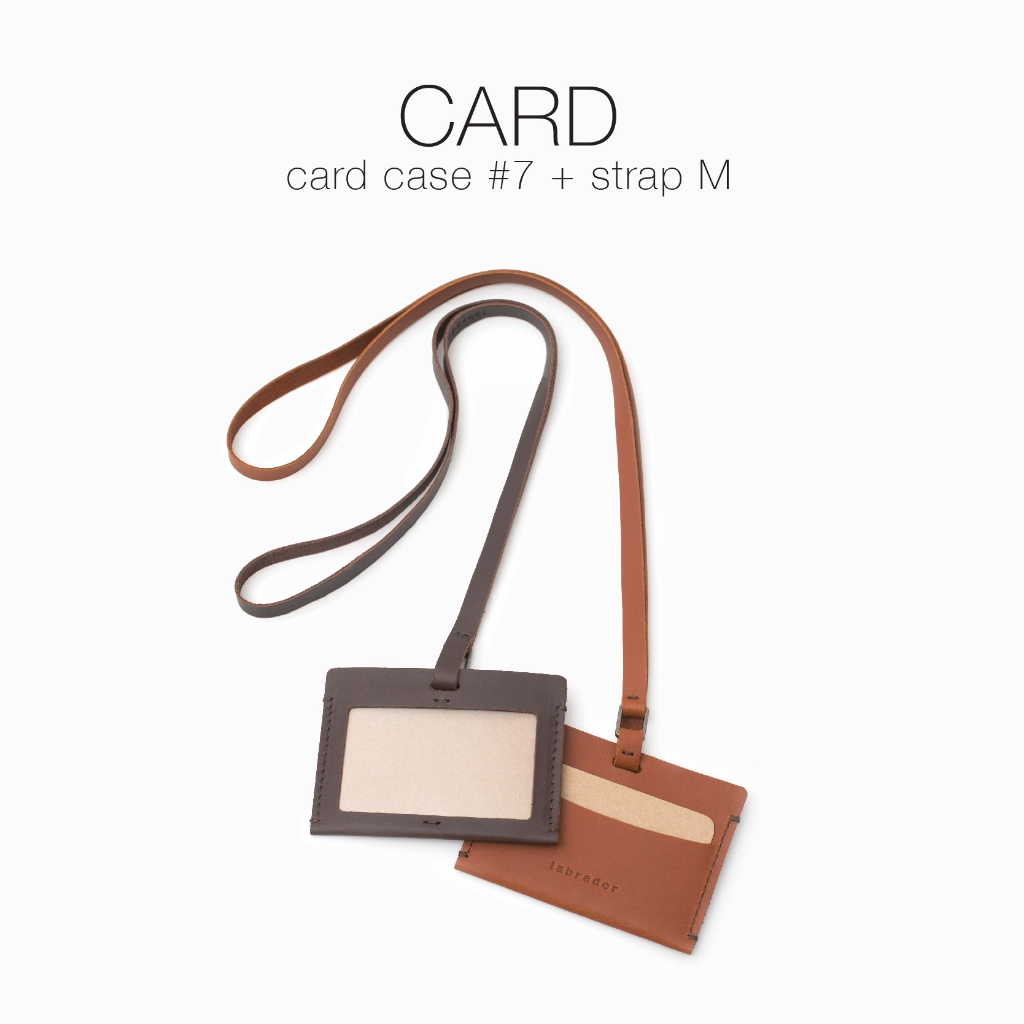 labrador CARD case #7 + strap M ซองใส่บัตรพร้อมสายคล้องคอ (LAA160)