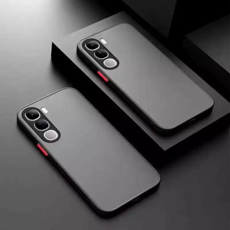 เคสขอบสี หลังแบบด้าน สำหรับ Vivo Y19s Y200 5G Y21D Y31 5G เคสโทรศัพท์กันกระแทก ขอบสีหลังด้าน