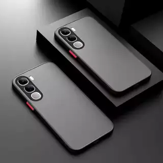 เคสขอบสี หลังแบบด้าน สำหรับ Vivo Y19s Y200 5G Y21D Y31 5G เคสโทรศัพท์กันกระแทก ขอบสีหลังด้าน