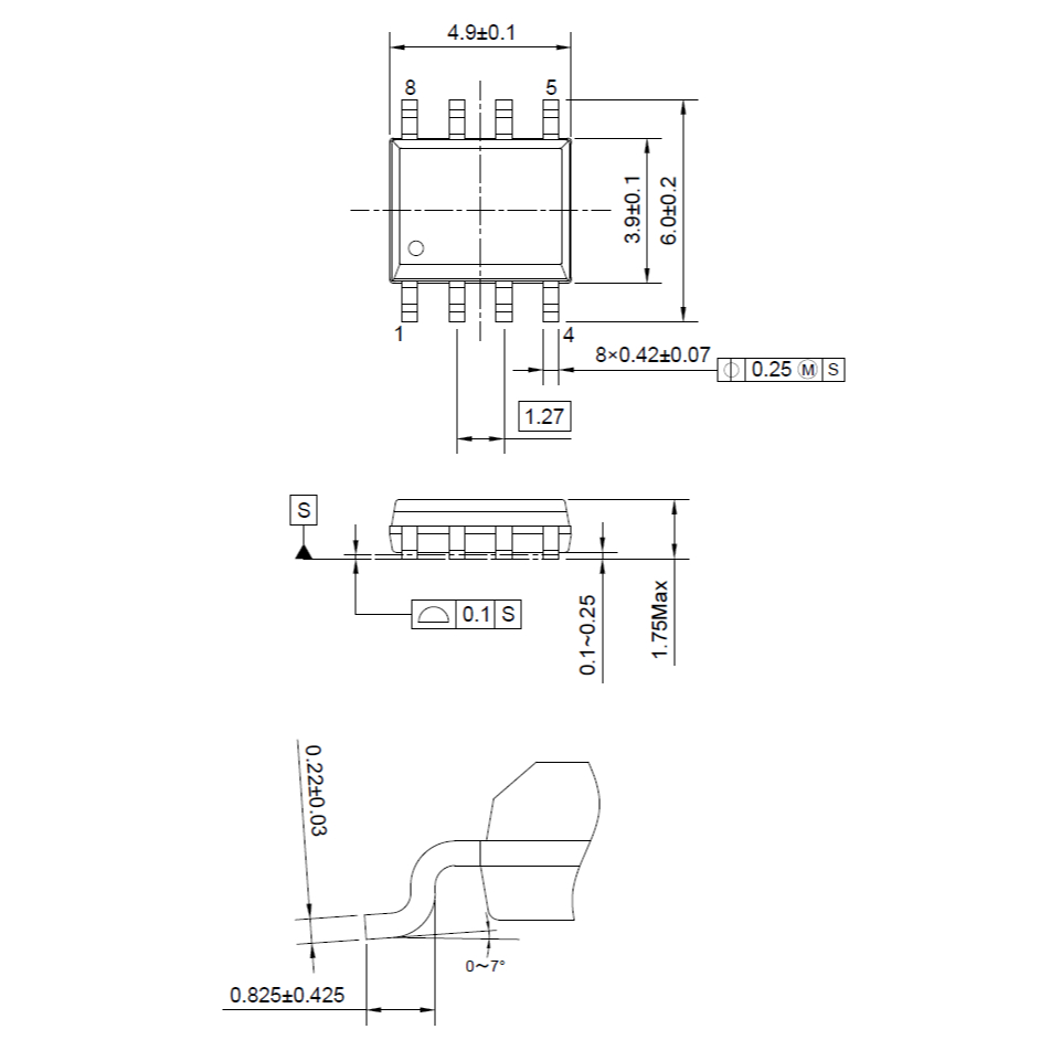 ไอซี IC วงจรรวม Integrated Circuit เครื่องขยายเสียง TDA2822M SOP8 #SOP-8 (1 ตัว) - รูปที่ 4