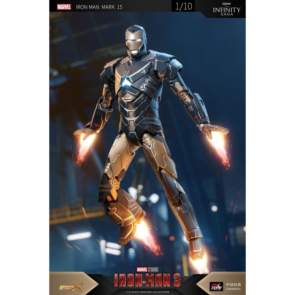 ZD Toys Iron Man 3 ฟิกเกอร์ Iron Man Mark 15 "Sneaky"