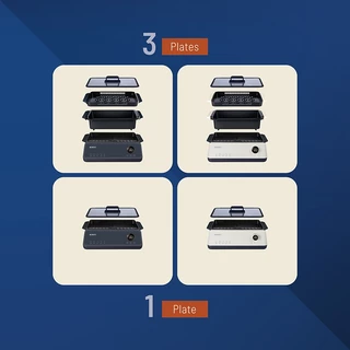 Alectric เตาย่างไฟฟ้าไร้ควัน 3 in 1 รุ่น SG1-X2 มีระบบโบลเวอร์ดูดควัน - รับประกัน3ปี