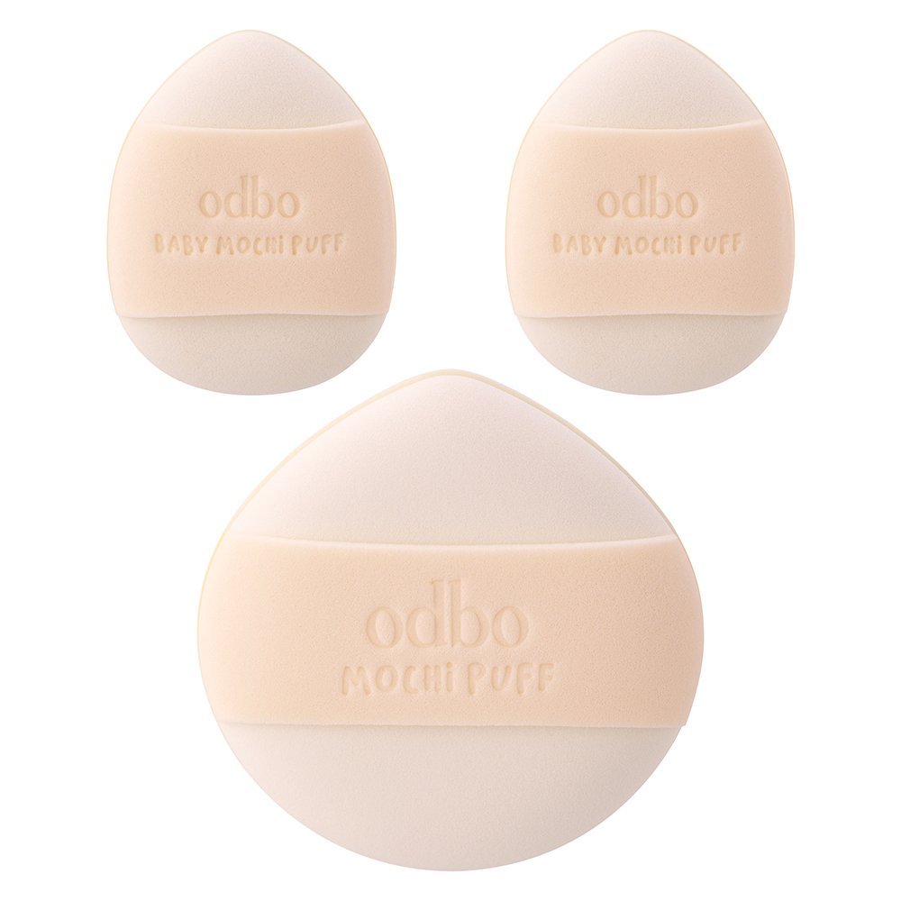 พัฟ โอดีบีโอ ทรี พีซ พัฟ โมจิ แฟมิลี่ ODBO 3PCS PUFFS MOCHI FMMILY OD8069