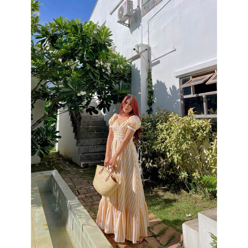 DRESS MAXIDRESS90 : 790-. ส่งฟรี FACTORY BOUTIQUE