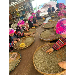 เมล็ดกาแฟคั่วดอยช้าง (Aรวม) (500 g.)