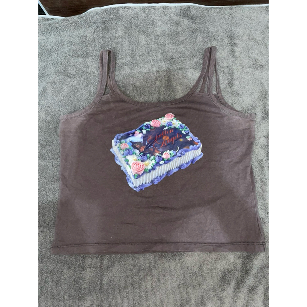 Fallenangels_store Basic Size M สายเดี่ยวมีดีเทลตรงสาย