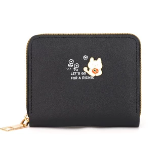 พร้อมส่ง โลโก้แมว (GC-311) กระเป๋าสตางค์ใบสั้น