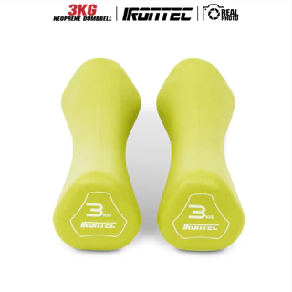 ดัมเบล 1-4KG หุ้มยาง Neoprene x 2 ชิ้น (MD2021) - เครื่องออกกำลังกายแบรนด์ IRONTEC