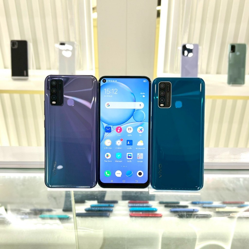 Vivo Y30/Y50 (หน้าจอ 6.53 นิ้ว แอนดรอยด์10 แบตเตอรี่ 5000 mAh)-มือ-สองพร้อมใช้