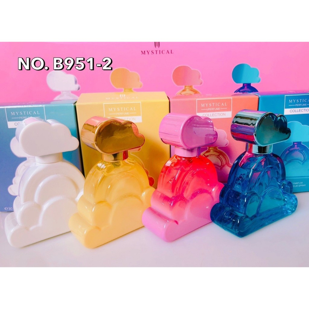 MYSTICAL น้ำหอมก้อนเมฆ น้ำหอมเซต4ชิ้น  หอมหวานละมุนขี้เล่น NO.B951-2