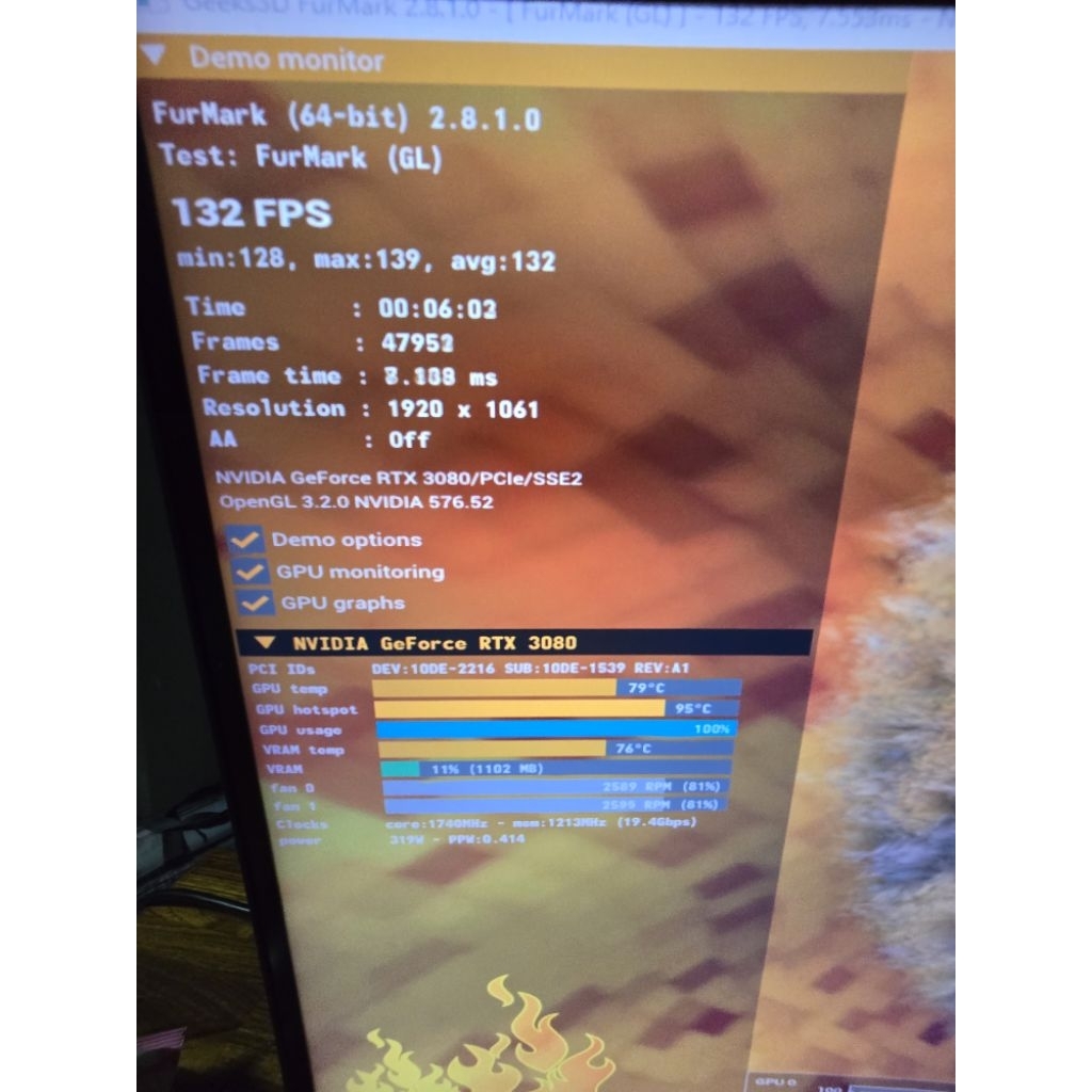 Galax RTX 3080 มือสอง