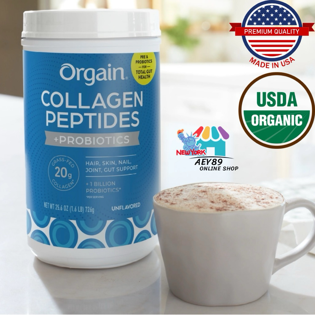 Orgain Collagen Peptides + Probiotics ขนาด 726g
