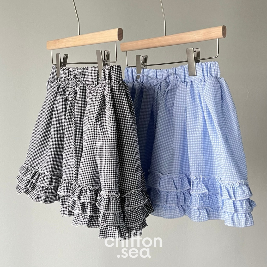 Chiffon.sea | Summer skirt กระโปรงสั้นน่ารัก ผ้ามี texture (ลดเหลือ 299.- กดซื้อทาง live)