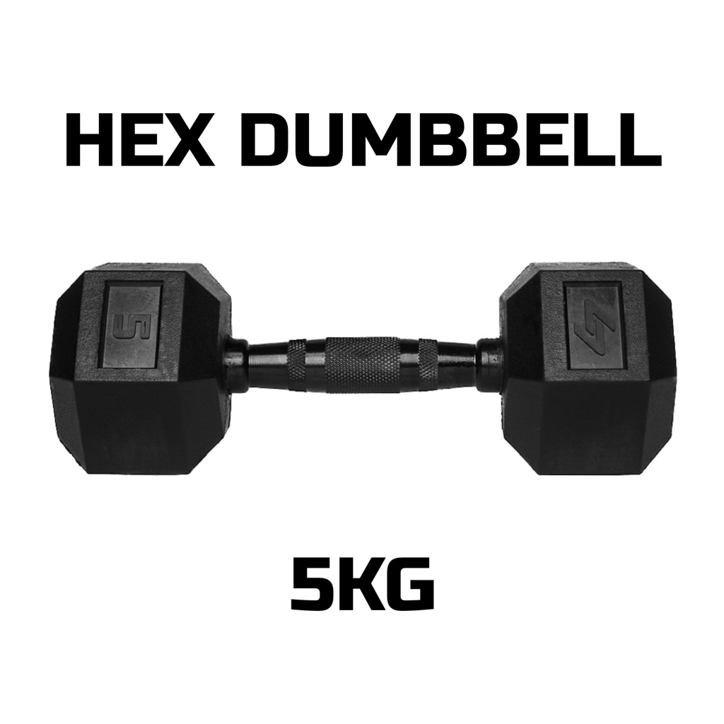 NEW‼️ HEX DUMBBELL ดัมเบลหกเหลี่ยม 5KG