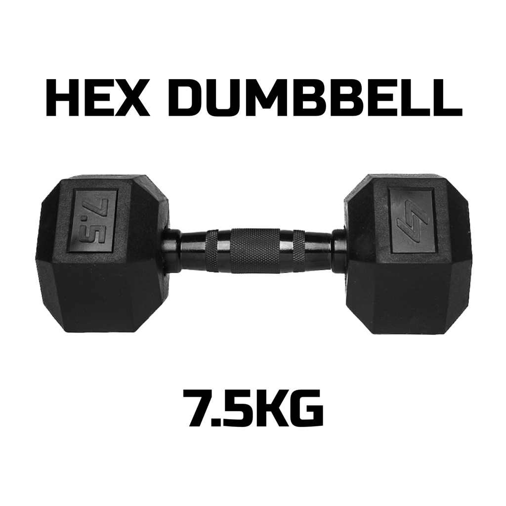 NEW‼️ HEX DUMBBELL ดัมเบลหกเหลี่ยม 7.5KG
