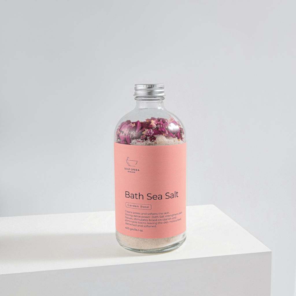 Relaxing Aroma Bath Salt (Garden Rose)
