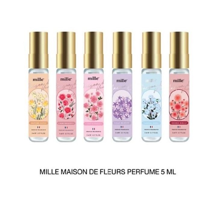 Mille Maison De Fleurs EDP มิลเล่ น้ำหอมสำหรับผู้หญิง 5ml (Daffodil Heaven/Paris Blooming/Lilac de N