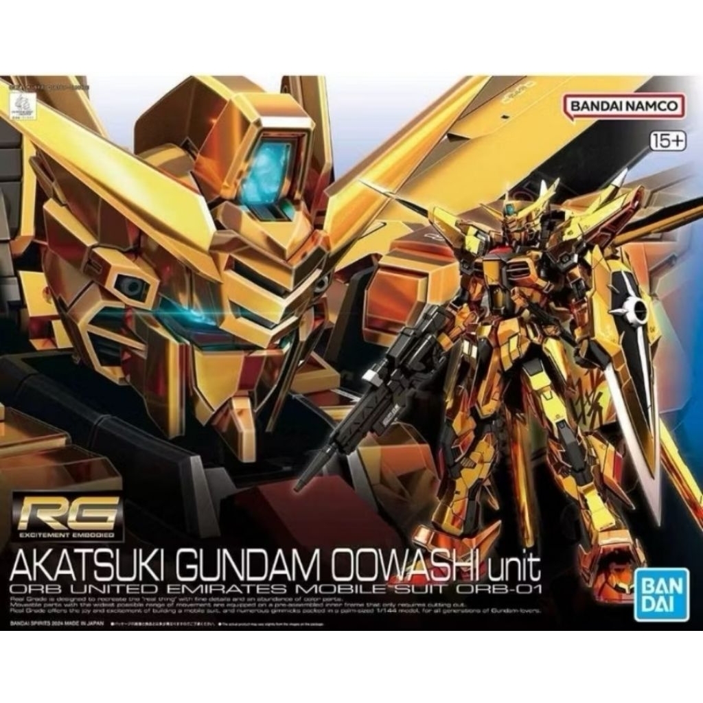 (พร้อมส่ง) RG 1/144 Akatsuki Gundam OOWASHI Unit