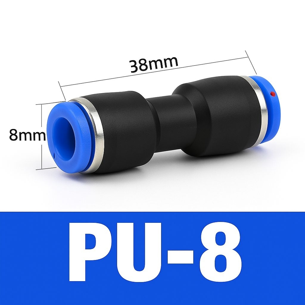 Fittingแบบส่วมเร็วPU-8